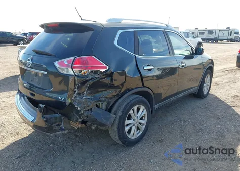 2016 Nissan Rogue Sv из США, поврежденный, VIN 5N1AT2MN3GC741311